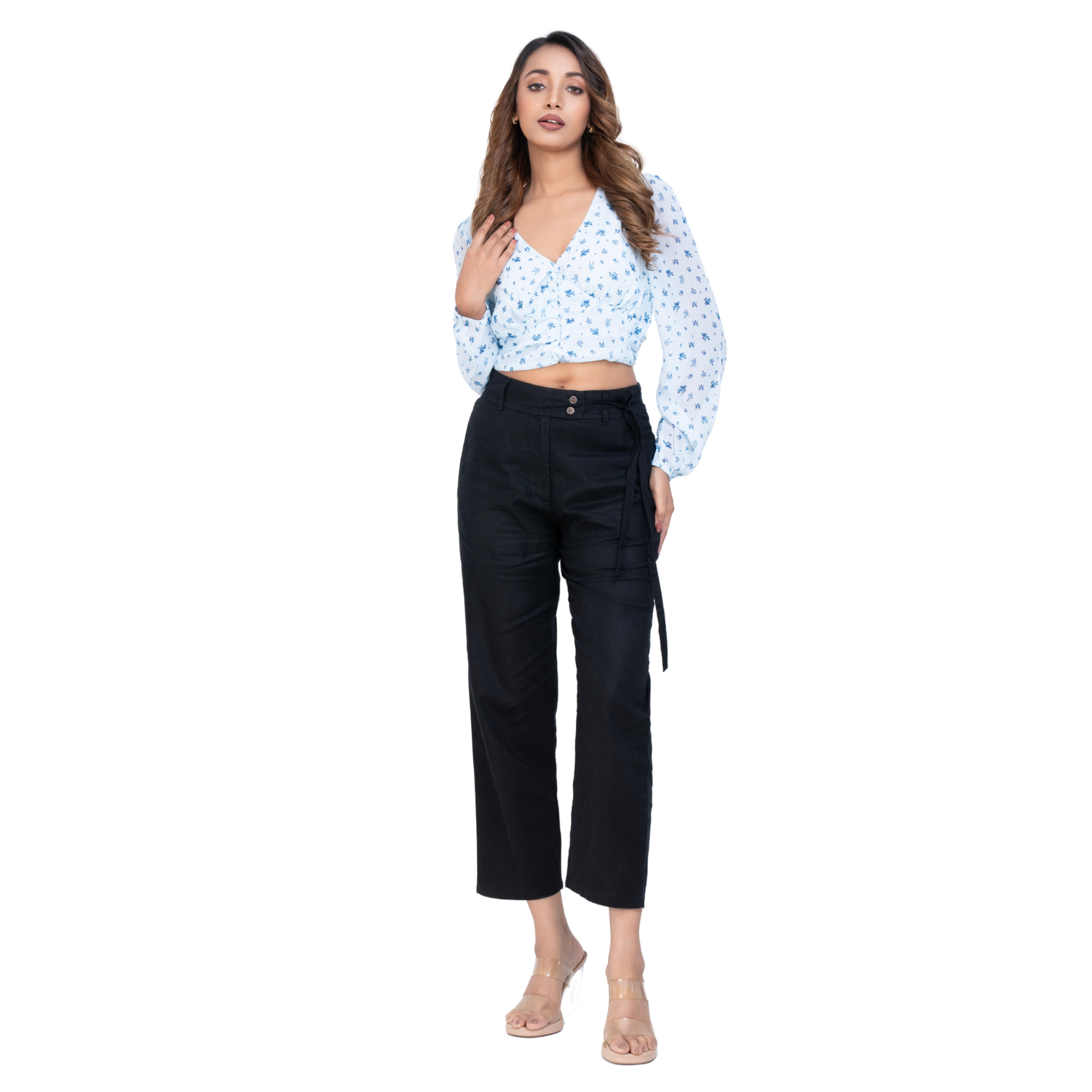 Luxe Straight-Leg Linen Trousers