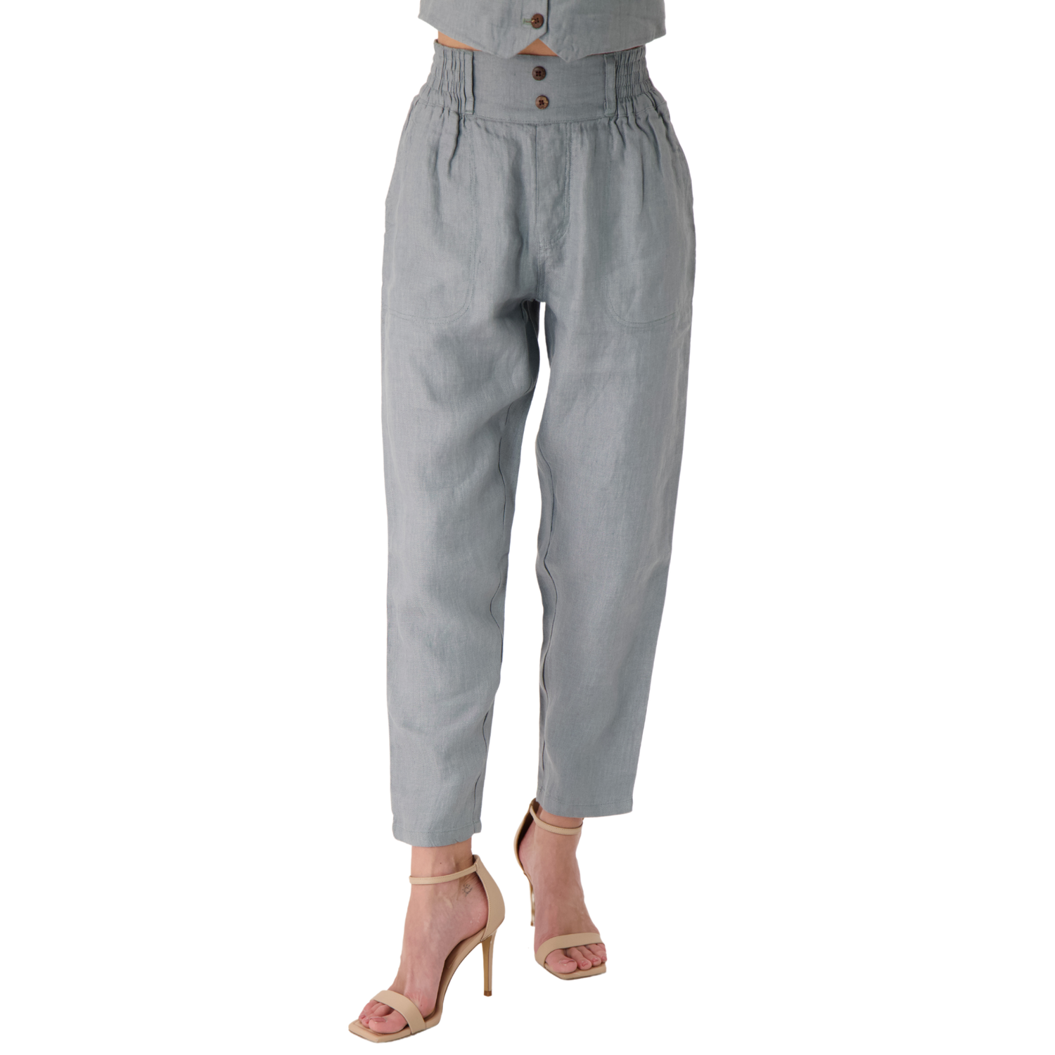 Sienna Relaxed Linen Trousers
