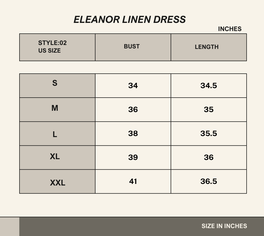 Eleanor Linen Shift dress